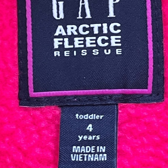 NWOT Gap Artic Fleece Size 4 Mockneck Pullover Jacket - Picture 5 of 5